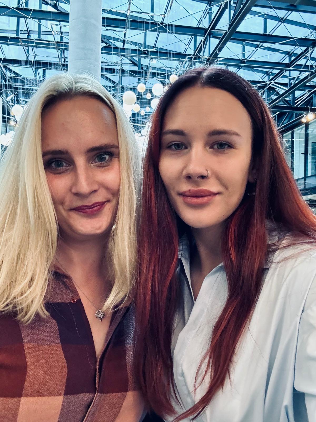 Patrycja and Klaudia, the Armonime co-founders